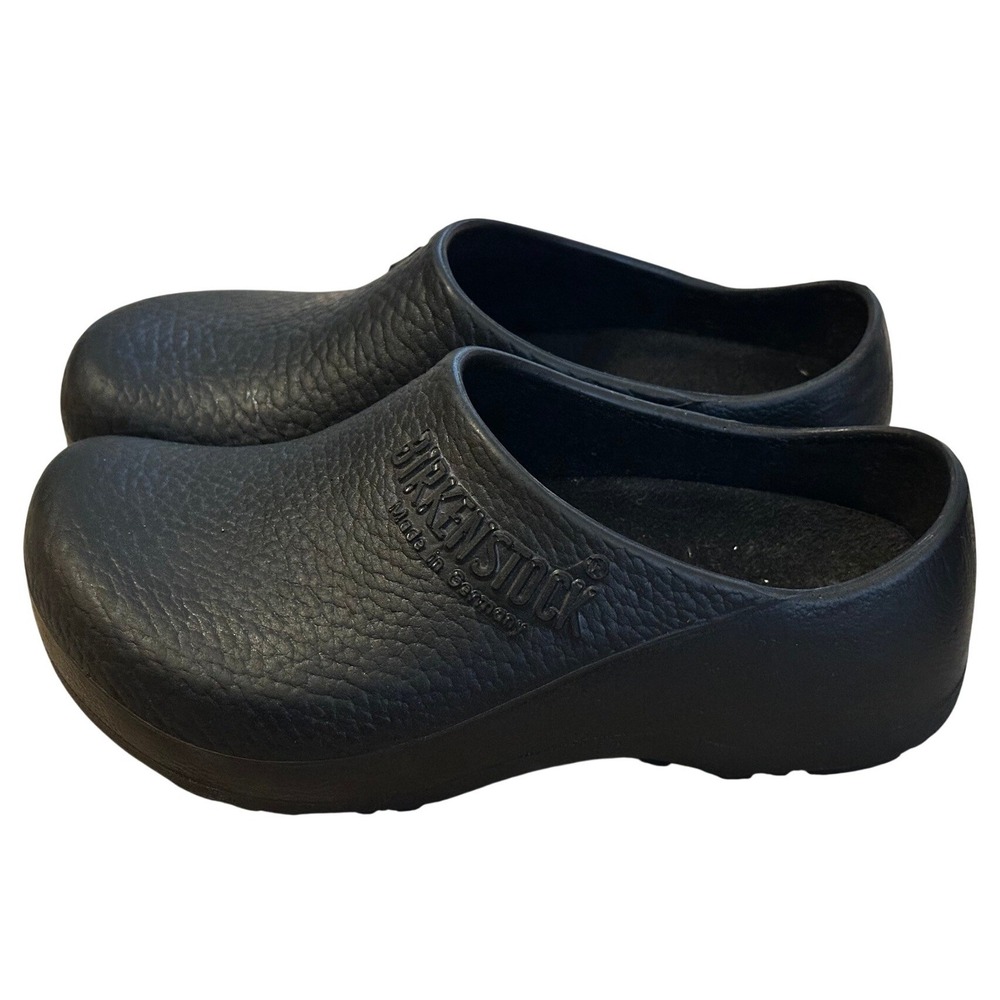 Birkenstock Black Super-Birki Polyurethane Clogs Women's 4 Men's 2.5